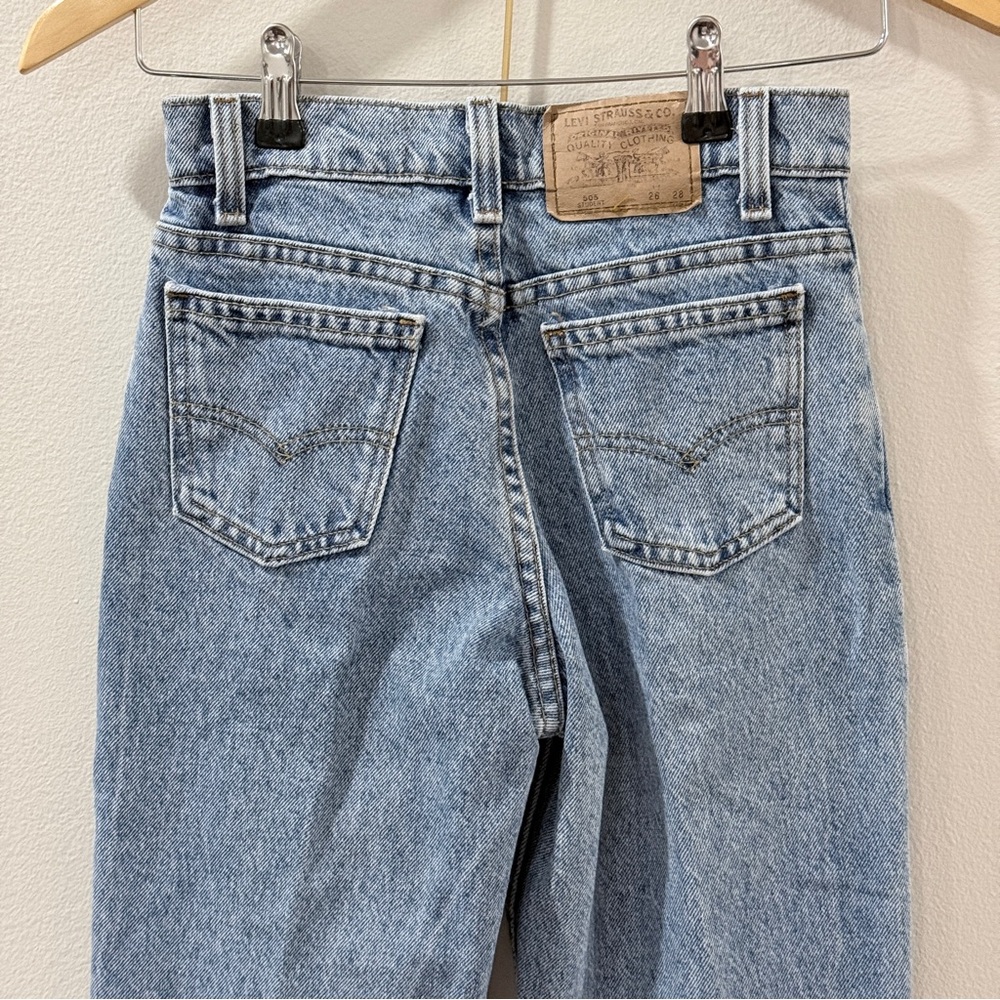 Levi’s 505 Straight Leg Student Fit Jeans W26 L28 - Picture 5 of 9